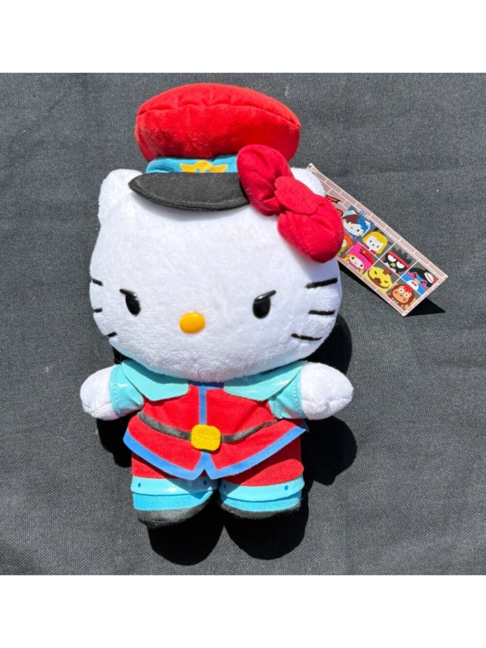 Toynami Sanrio x Street Fighter Hello Kitty M. Bison 7" Plush Stuffed Toy w/ Tag